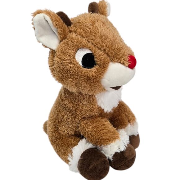 Kohls Cares Rudolph the Red Nosed Reindeer Holiday‎ Stuffed Animal Plush Toy 10" - Picture 3 of 7